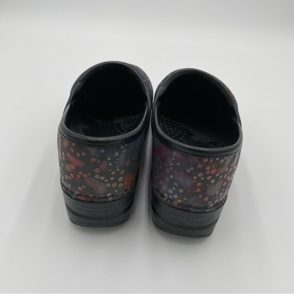 Dansko Leather Polka Dot Dewdrop Slip On Comfort Clogs Work Shoes Size 6.5-7 - Picture 6 of 9